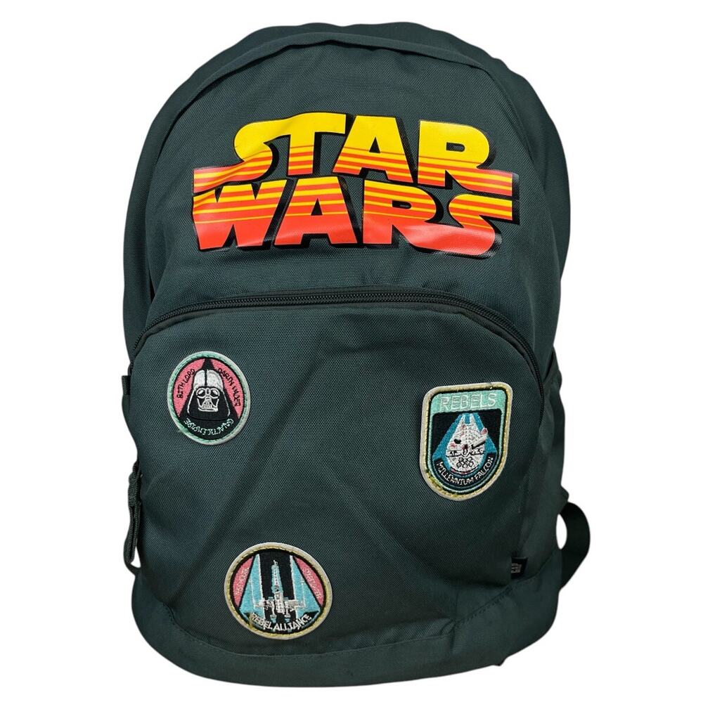 Star Wars Gap 3 Patches Lucasfilm Darth Vadar Kids Backpack 17" School Travel